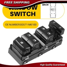 Master Power Window Control Switch Front Driver Side For 2019-2021 Kia Forte