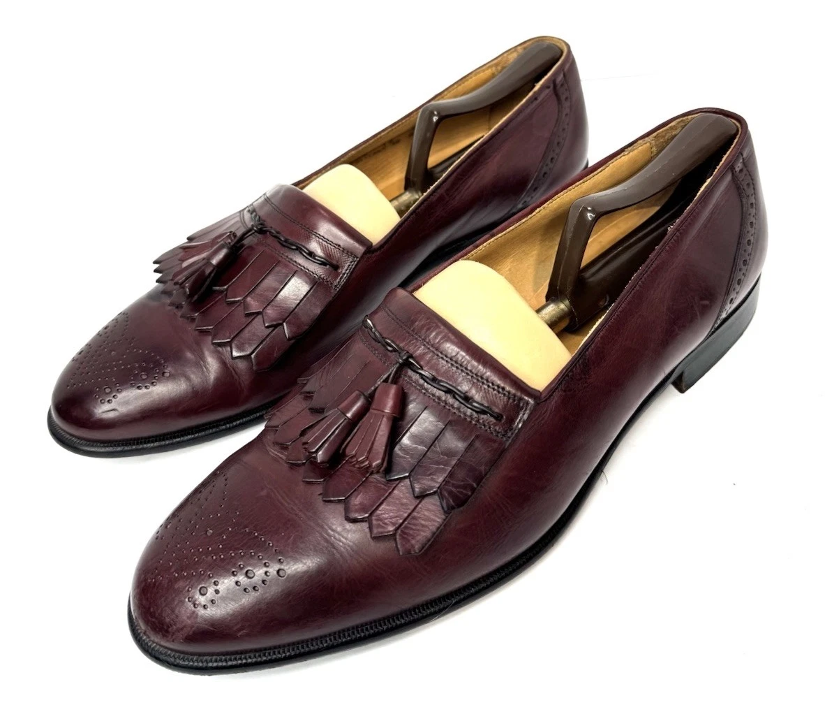 New Without Box Bostonian Flexlite Penny Loafer Men 10 Burgundy Upper Leather Bostonian Mens Flexlite Burgundy Leather Penny Loafers Shoes  main image 4