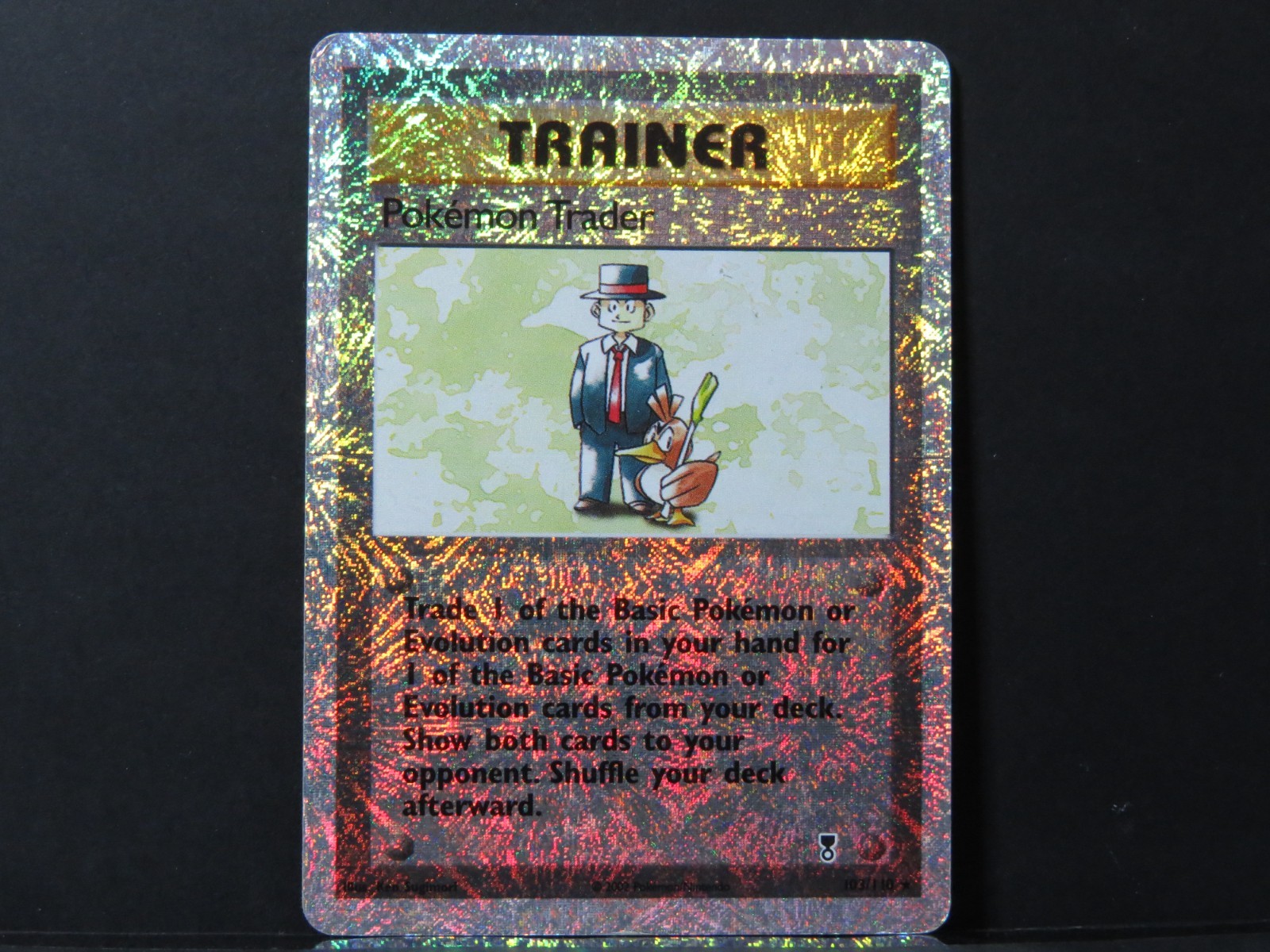Pokemon Trader 103/110 Reverse Holo Legendary Collection Pokemon Card (Played)