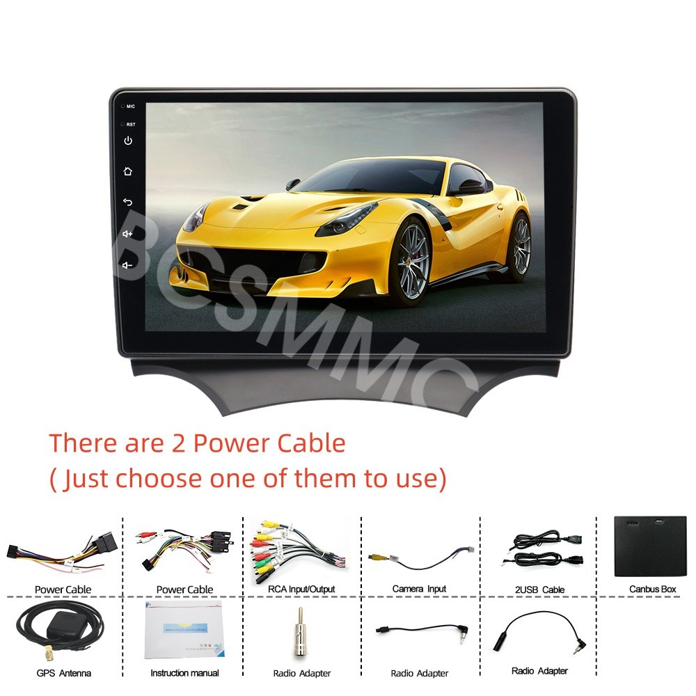 9in Touch Screen Vehicle Radio WIFI BT RDS For Carplay Fit For Ford Ka 2008-2014