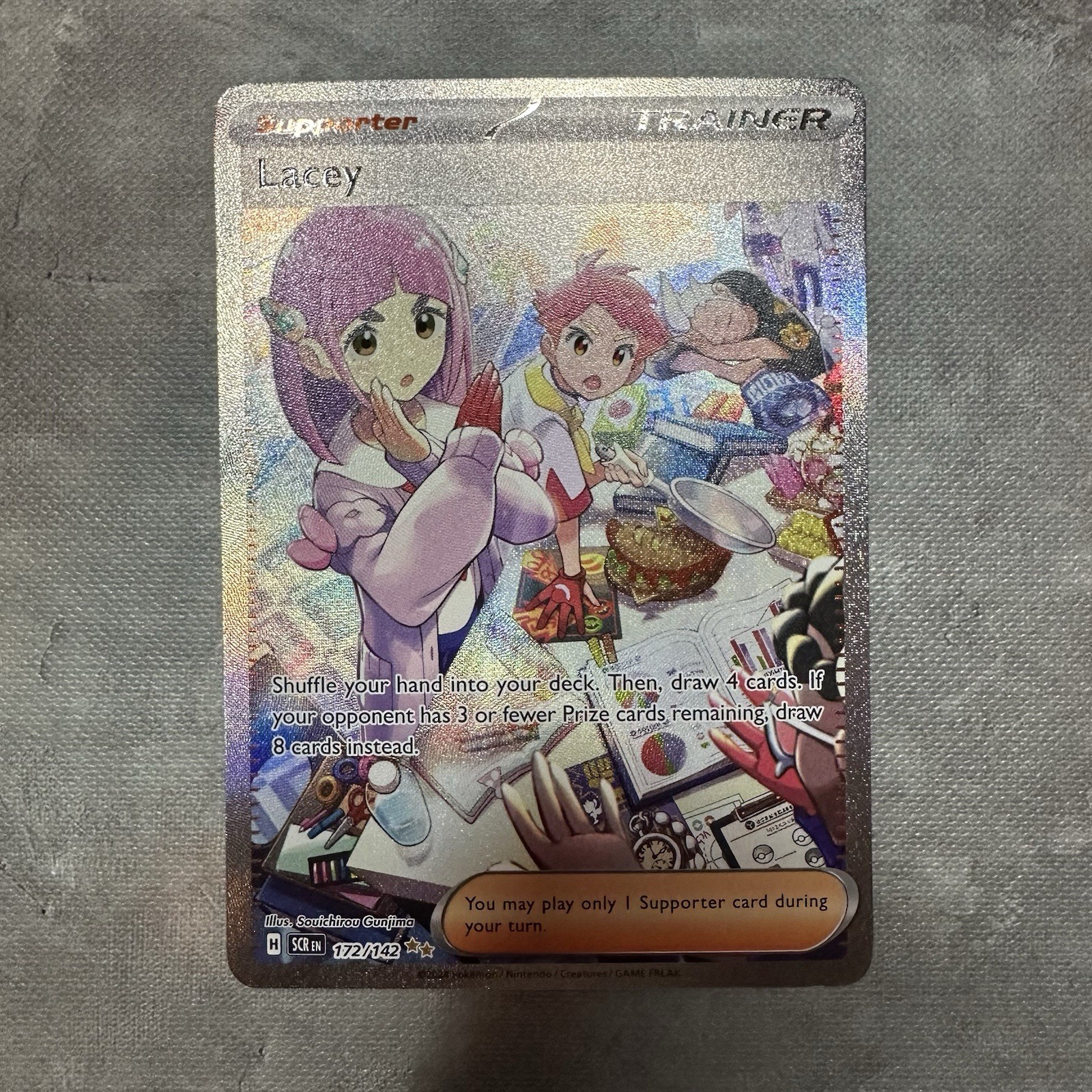Pokémon TCG Lacey 172/142 Stellar Crown Special Illustration Rare Holo Card