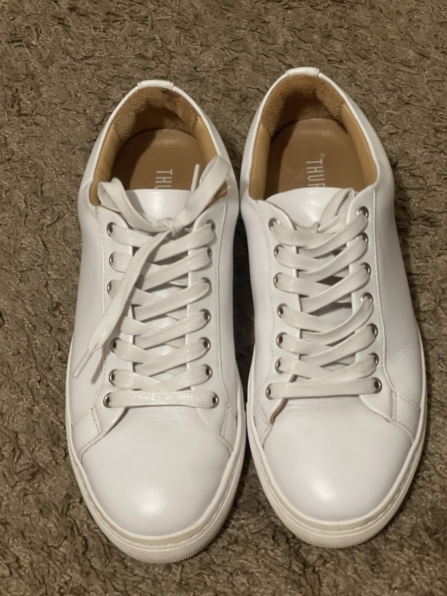 Thursday Boots Top All White Sneakers Premier Low Top Leather