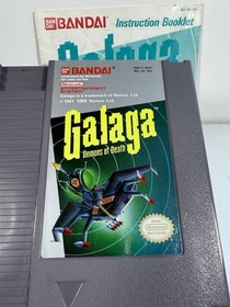 Galaga: Demons of Death - NES Nintendo libretto istruzioni gioco originale