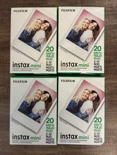 Fujifilm Instant Film Instax Mini 20 Sheets Pack of 4 New Sealed
