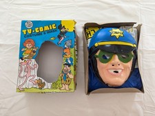 CHIPS 1978 Halloween Costume  Mask Ben Cooper Box Ponch Medium 8-10 Police