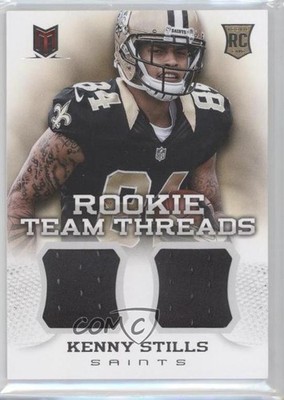 2013 Momentum Rookie Team Threads Combo Materials /399 Kenny Stills #35 RC 0y6