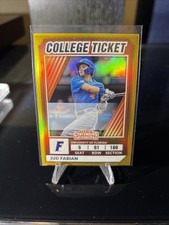 Jud Fabian Gold College Ticket Jersey Match 4/10