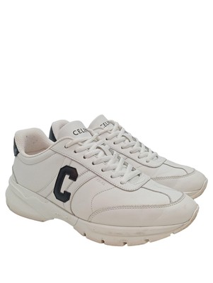 CELINE Schnürsneaker Damen Gr. DE 38 weiß-schwarz Casual-Look
