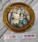 Vintage Molson Ale Beer Sign Cork Material w/Paper Label 12"X 12"