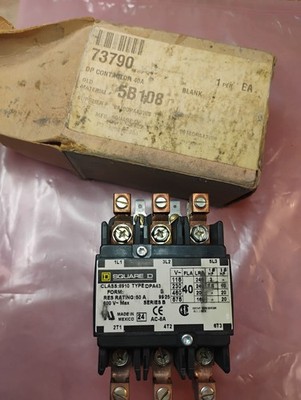 Square D Class 8910 Type DPA43 40A DP Contactor - Fast Ship