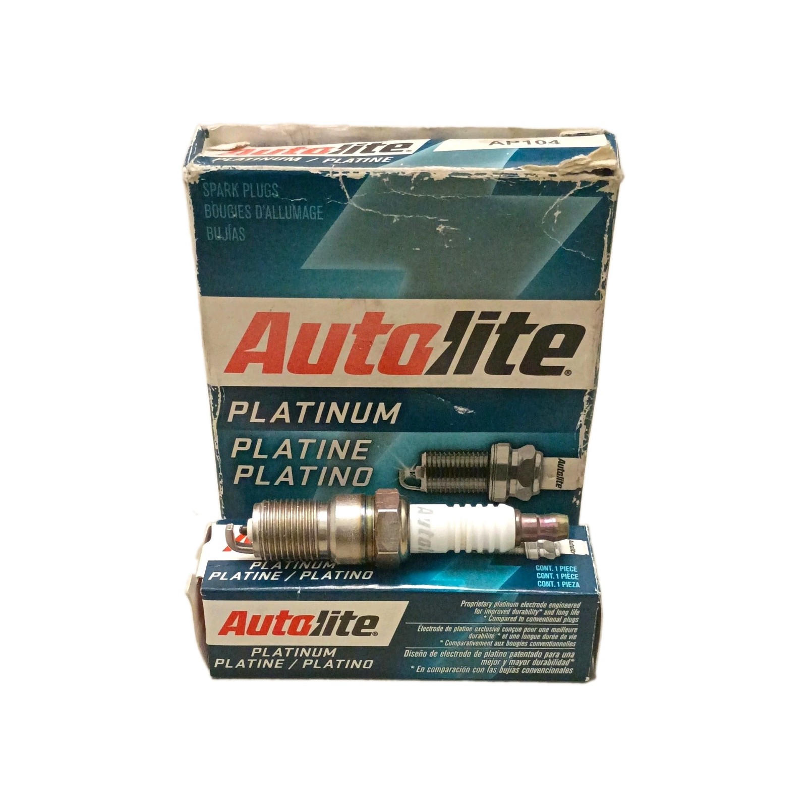 Autolite AP104 Platinum Spark Plugs Set of 4 NOS Fits Ford Focus Ranger