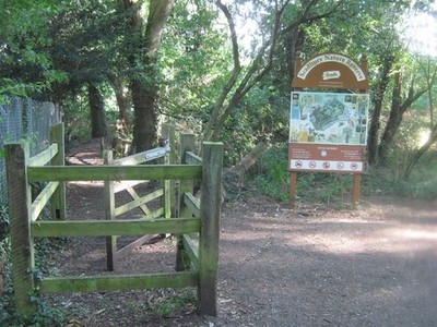 Foto A3 Kissing Gate im Scadbury Park Naturschutzgebiet Fuß Cray A footp c2011