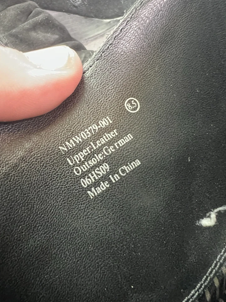 Botas altas Naughty Monkey negras de gamuza con tacón por encima de la rodilla para mujer talla 8,5 Foto 4 de 4