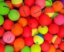 100 Matte Finish Golf Balls - Mystery Mix - 2A