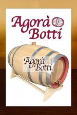 Botti/botte in ROVERE 100 litri con piedistallo basso e rubinetto di ottone