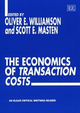 Image of The Economics of Transaction Costs by Oliver E. Williamson, Scott E Masten ...