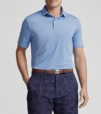 RLX Ralph Lauren Men's Classic Fit Performance Polo Shirt Blue SZ.M NWT 110