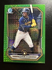 2026 Topps Bowman Chrome Neon Green Mojo Refractor JESUS MADE Prospects /399