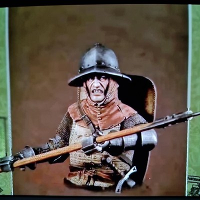 Ca. 1/10...resin/harz büste...Ritter-Soldat...15 th...Resin/harz premium figur.