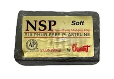 Chavant NSP SOFT 2lbs. Sulfur-Free Plasteline Non-Drying Clay Modeling Sculpting