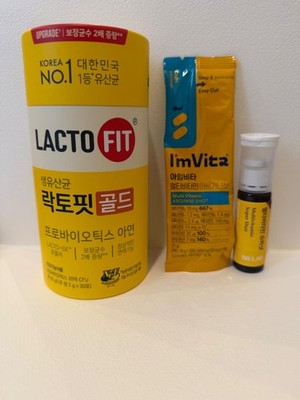 Lacto Fit Gold Probiotic 30 pc Digestive Supplement I'm Vita BB LAB Vitamin Shot