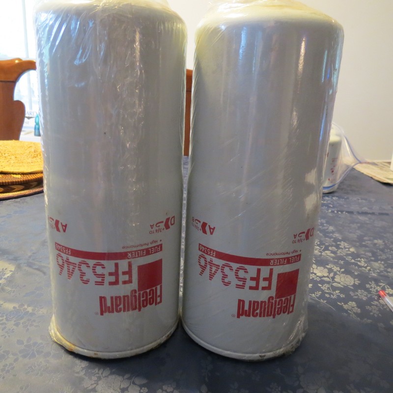 Two Fleetguard Fuel Filters FF5346 New old stock