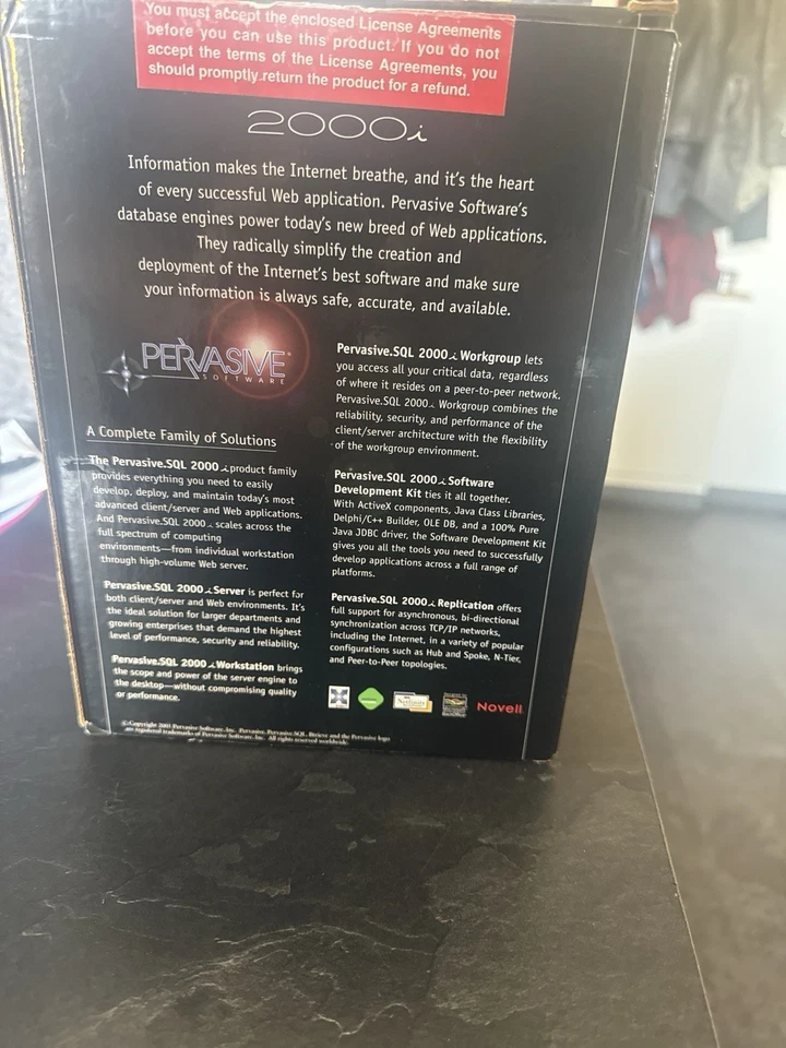 Pervasive.SQL 2000i ist in 3 Client/Server-Varianten und zwei lokalen Engines - Bild 3 von 3