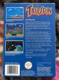 Talespin, Nintendo Nes, Boxed