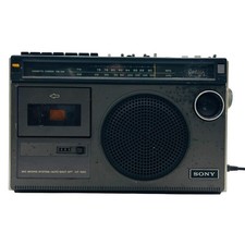Sony CF-1980 Radio Cassette Player AM/FM MIC Mixing Auto Shut Off Japan