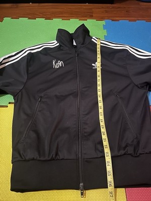 Adidas x KoRn Tracksuit Top Jacket Black & White Jonathan Davis