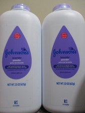 2x BIG Johnson's Baby Powder 22 oz Lavender Cornstarch Hypoallergenic