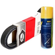 GATES 6PK1183 Keilrippenriemen + Fett für VW SEAT SKODA BMW FIAT PEUGEOT TOYOTA