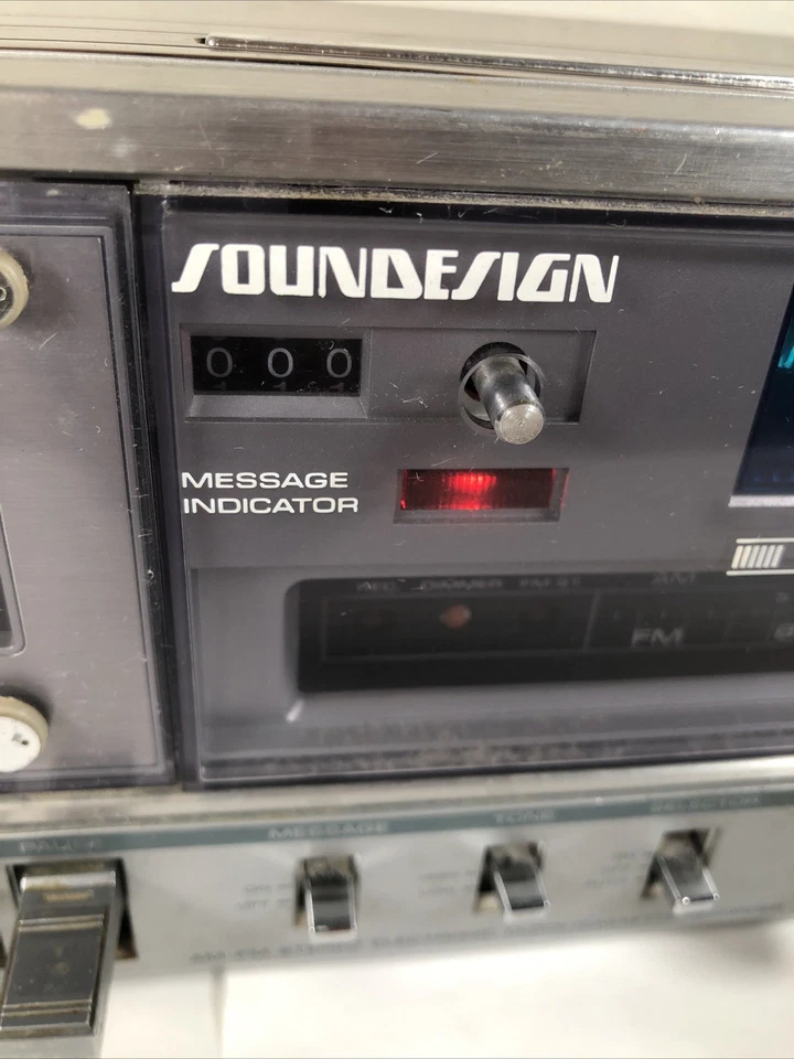 Receptor estéreo casete/grabador vintage Soundesign PLL modelo 3888 AM-FM Foto 3 de 4