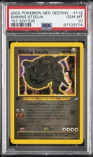 2002 POKEMON NEO DESTINY 1ST ED #112 SHINING STEELIX PSA 10