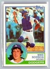 1983 Topps #352 Mike Scioscia