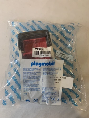 Playmobil 7235 City Car White Convertible w/ Pink Seats Vintage 1988 NEW RARE!