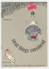 McGraw Hill Pub 8 Page 1965 Brochure and Vari-Vue Lenticular 3-D Deer Picture