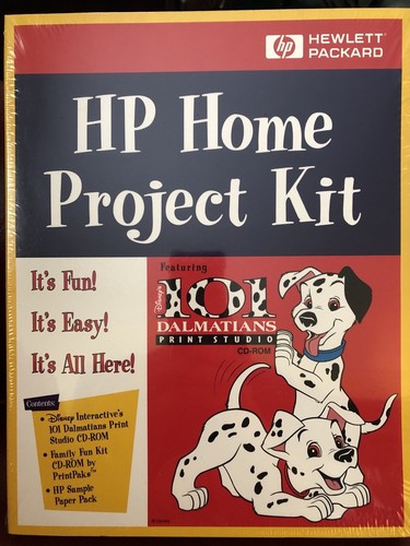 HP HOME PROJECT KIT.  Disney 101 Dalmatiner Printstudio CD ROM - Bild 1 von 2