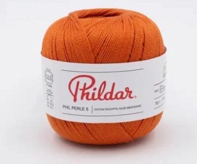 pelote DE COTON PHIL PERLE 5 CAROTTE NEUVE - Photo 1/4