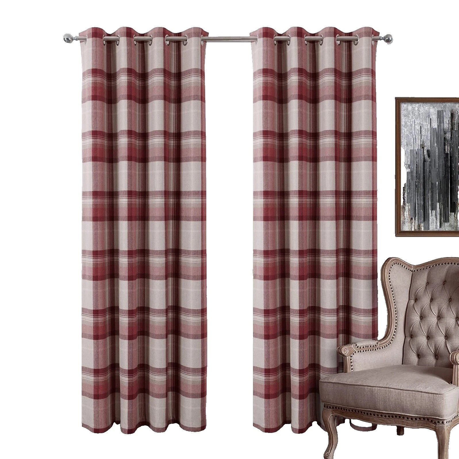 Ventana de país De Cuadros Cortinas