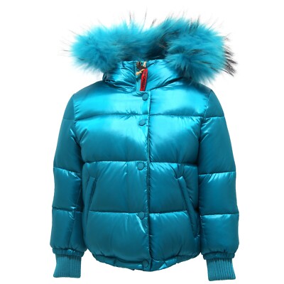 5391T down jacket girl FREEDOMDAY LAKE turquoise jacket