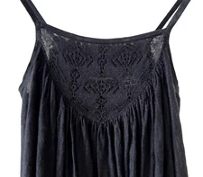 Moda International Black Babydoll Cami Sz S