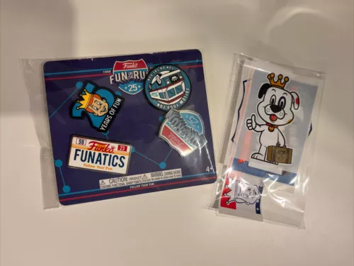 Funko POP! Fun On The Run 25 Pin & Sticker Set Online Exclusive