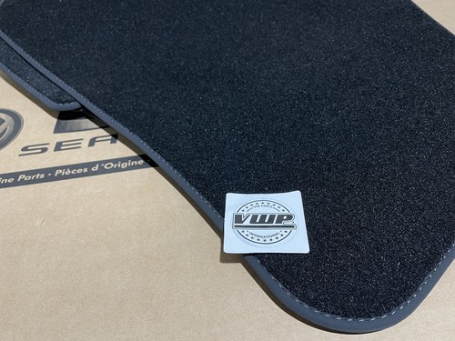 Alfombrillas negras para pie de alfombra delantera trasera RHD RHD nuevas piezas originales OEM - Imagen 3 de 5