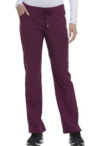 Drawstring Scrub Pant HS025 WNPS Wine 