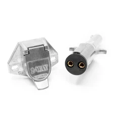 2 Way Male/Female Plug & Socket Replaces Velvac 593116 & Velvac 593121