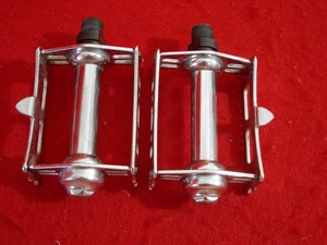 MKS-1-Pedal-Pedals-Chrome-Steel-Japan-Used