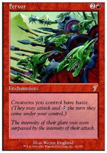 MTG 【Foil】熱情/Fervor [7ED]他言語 MTG 【Foil】熱情/Fervor [7ED]他言語
