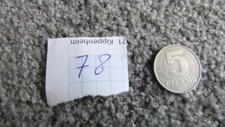 5 DDR OST  PFENNIG GL&Uuml;CKSPFENNIG GEBURTSTAG 1978