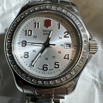 Victorinox diamond bezel Swiss Army watch stainless steel Victorinox Ladies main image 4
